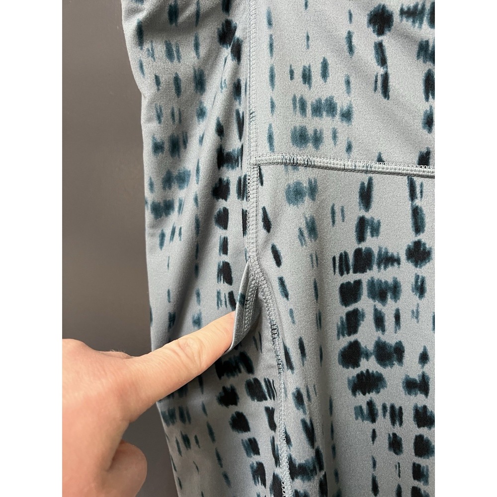 J Jill Fit Sz 2X Performance High Rise Leggings Blue Print Women's - Picture 3 of 5